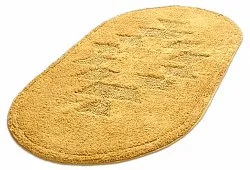 Oval badrumsmatta - Gertie (gul)