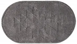 Oval badrumsmatta - Gertie (mörkgrå)