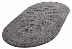 Oval badrumsmatta - Gertie (mörkgrå)