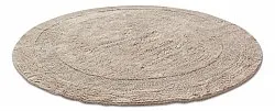 Rund badrumsmatta - Nila (beige)