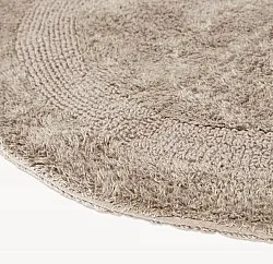 Rund badrumsmatta - Nila (beige)