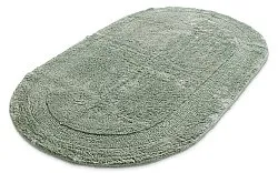 Oval badrumsmatta - Nila (ljusgrön)