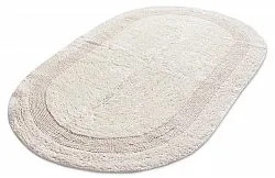 Oval badrumsmatta - Nila (offwhite)