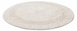 Rund badrumsmatta - Nila (offwhite)