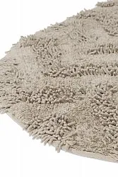 Oval badrumsmatta - Tressa (beige)