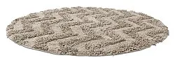 Rund badrumsmatta - Tressa (beige)
