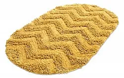 Oval badrumsmatta - Tressa (gul)
