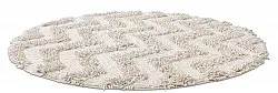 Rund badrumsmatta - Tressa (offwhite)
