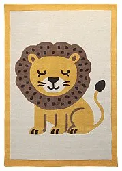Barnmatta - Lion Hand Tufted Wool Premium (beige/multi)