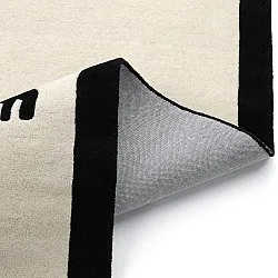 Barnmatta - Zebra Hand Tufted Wool Premium (beige/svart)