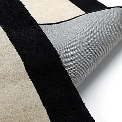 Barnmatta - Zebra Hand Tufted Wool Premium (beige/svart)
