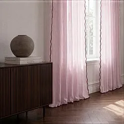 Gardiner 2-Pack - Bomullsgardin Yrsa (rosa)