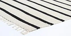 Bomullsmatta - Helle (offwhite/svart)