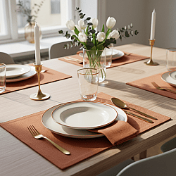 Bordstablett - 2-pack Niva (ljusbrun)