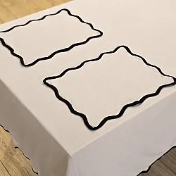 Bordstablett - 2-pack Yrsa (ljusbeige)