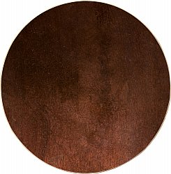 Rund matta - Bovera (brun/röd)