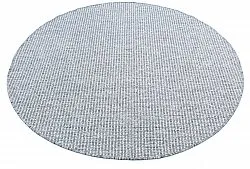 Rund matta - Bergen (silver)