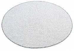 Rund matta - Bergen (silver)