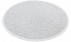 Rund matta - Tromsø (silver)