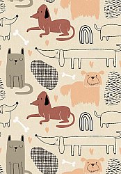 Wilton-teppe - Cats and dogs (multi)