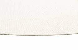 Rund matta - Coastal (vit)