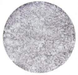 Runda mattor - Cosy (silver)
