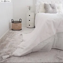 Viskosmatta - Jodhpur Special Luxury Edition (ljusgrå/beige)