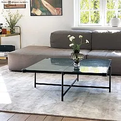 Rund matta - Jodhpur Special Luxury Edition Viskos (ljusgrå/beige)