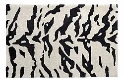Dörrmatta - Zebra Tufted Wool Premium (vit/svart)