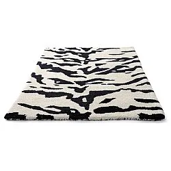 Dörrmatta - Zebra Tufted Wool Premium (vit/svart)