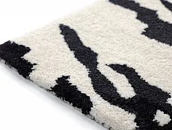 Dörrmatta - Zebra Tufted Wool Premium (vit/svart)