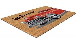 Dörrmatta - Car (röd)