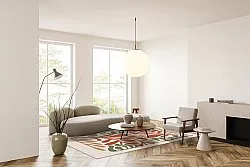 Wiltonmatta - Fern (beige/multi)