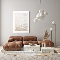 Rund matta - Zarzi (beige)