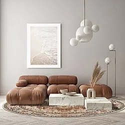 Rund matta - Siliana (beige)
