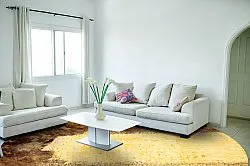Rund matta - Agost (brun/beige)