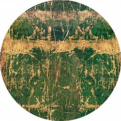 Rund matta - Cantoria (beige/grön)