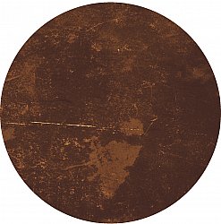 Rund matta - Zahora (brun)
