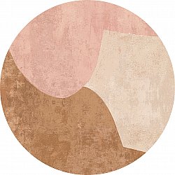 Rund matta - Lazio (beige/rosa)