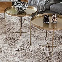 Runda mattor - Kanvas (beige)