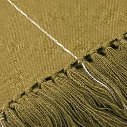 Filtar - Bomullspläd - Martina Stripe (grön/vit)