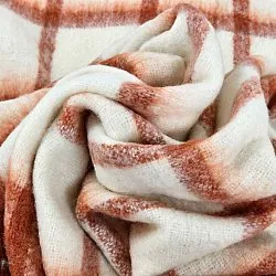 Filtar - Pläd i ullmix - Rachel (rosa)