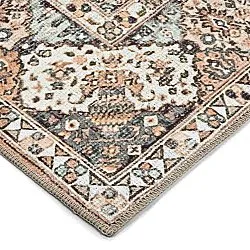 Flatvävd matta - Berelina (beige/multi)