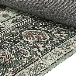 Flatvävd matta - Birjand (grön)