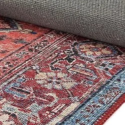 Flatvävd matta - Birjand (röd)