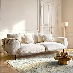 Flatvävd matta - Comino (beige/multi)