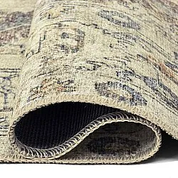 Flatvävd matta - Delvar (beige)