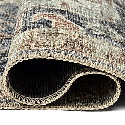 Flatvävd matta - Noura (mörkblå)