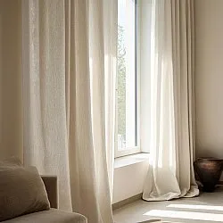 Gardiner - Linne-look Gardin Andrada (beige)
