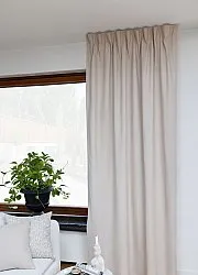 Gardiner - Bomullsgardin Anja (mörkgrå)